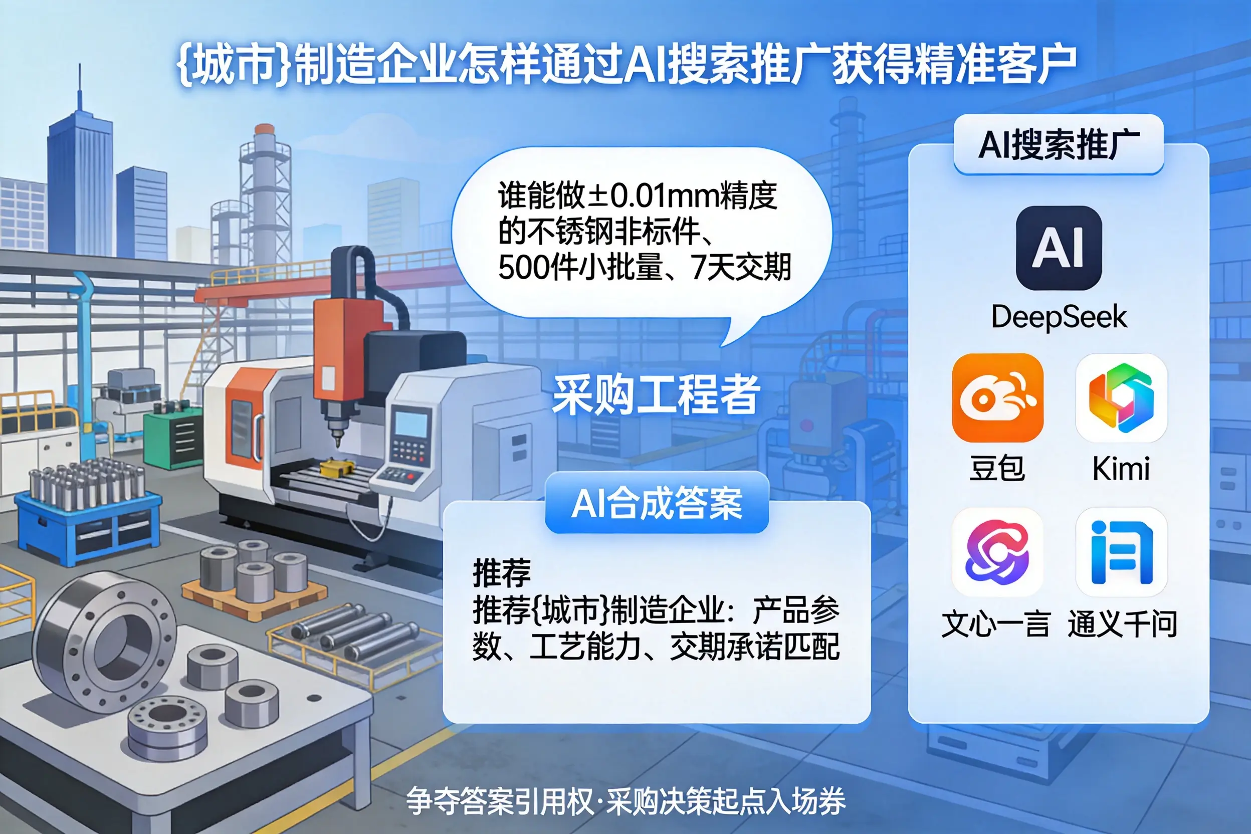 榆林制造企业怎样通过AI搜索推广获得精准客户