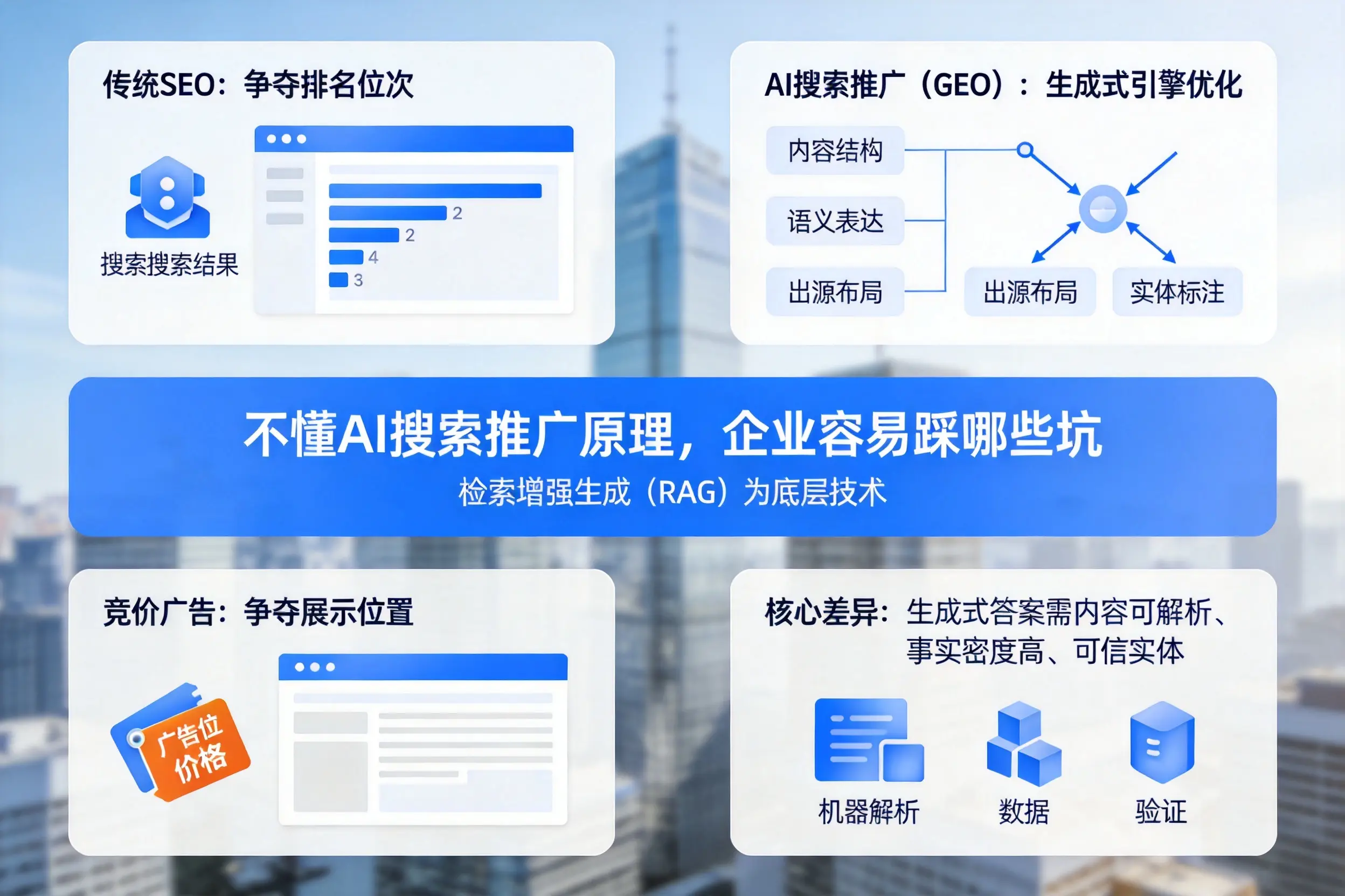不懂AI搜索推广原理,榆林企业容易踩哪些坑