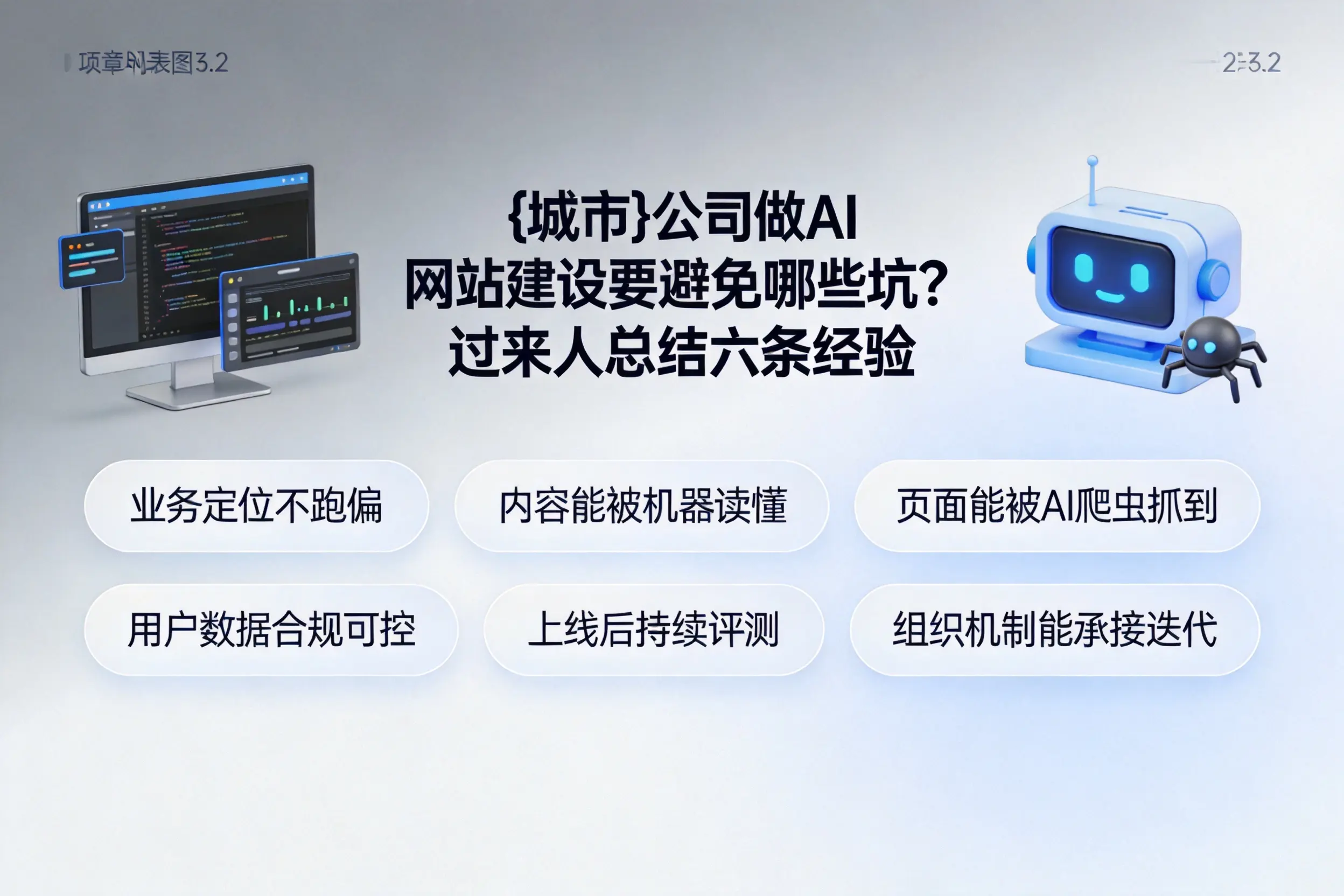 榆林公司做AI网站建设要避免哪些坑?过来人总结六条经验