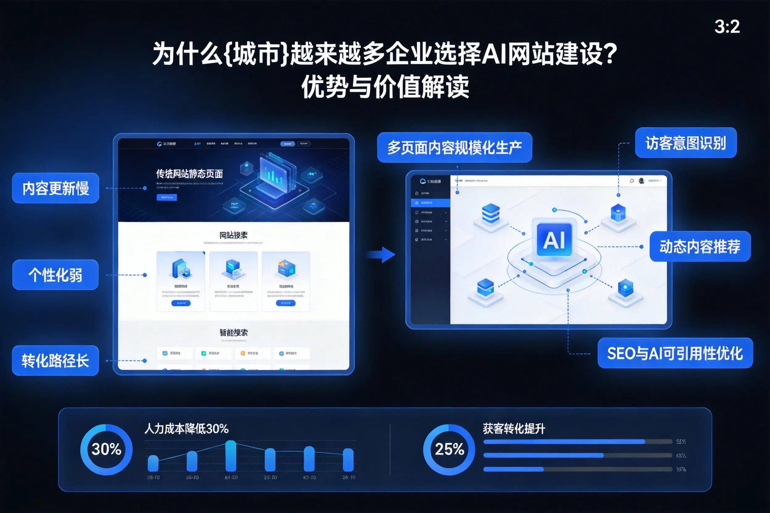 为什么榆林越来越多企业选择AI网站建设?优势与价值解读