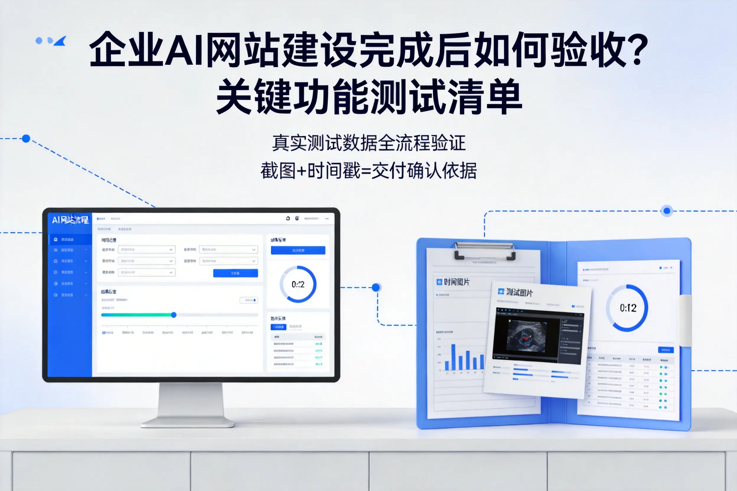 榆林企业AI网站建设完成后如何验收?关键功能测试清单