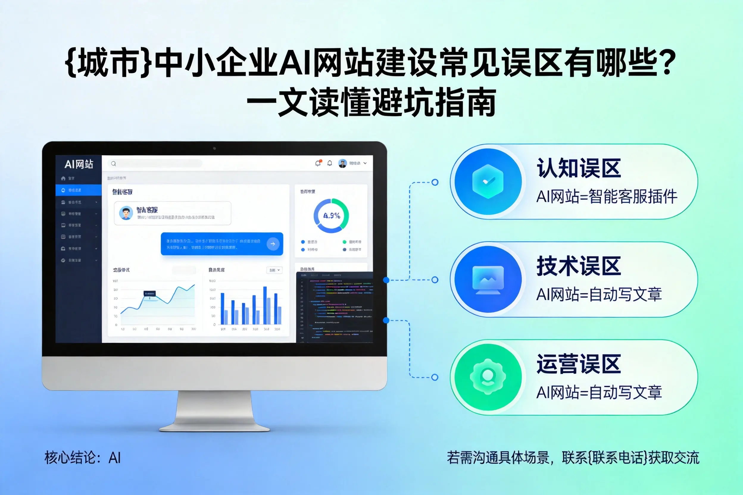 榆林中小企业AI网站建设常见误区有哪些？一文读懂避坑指南