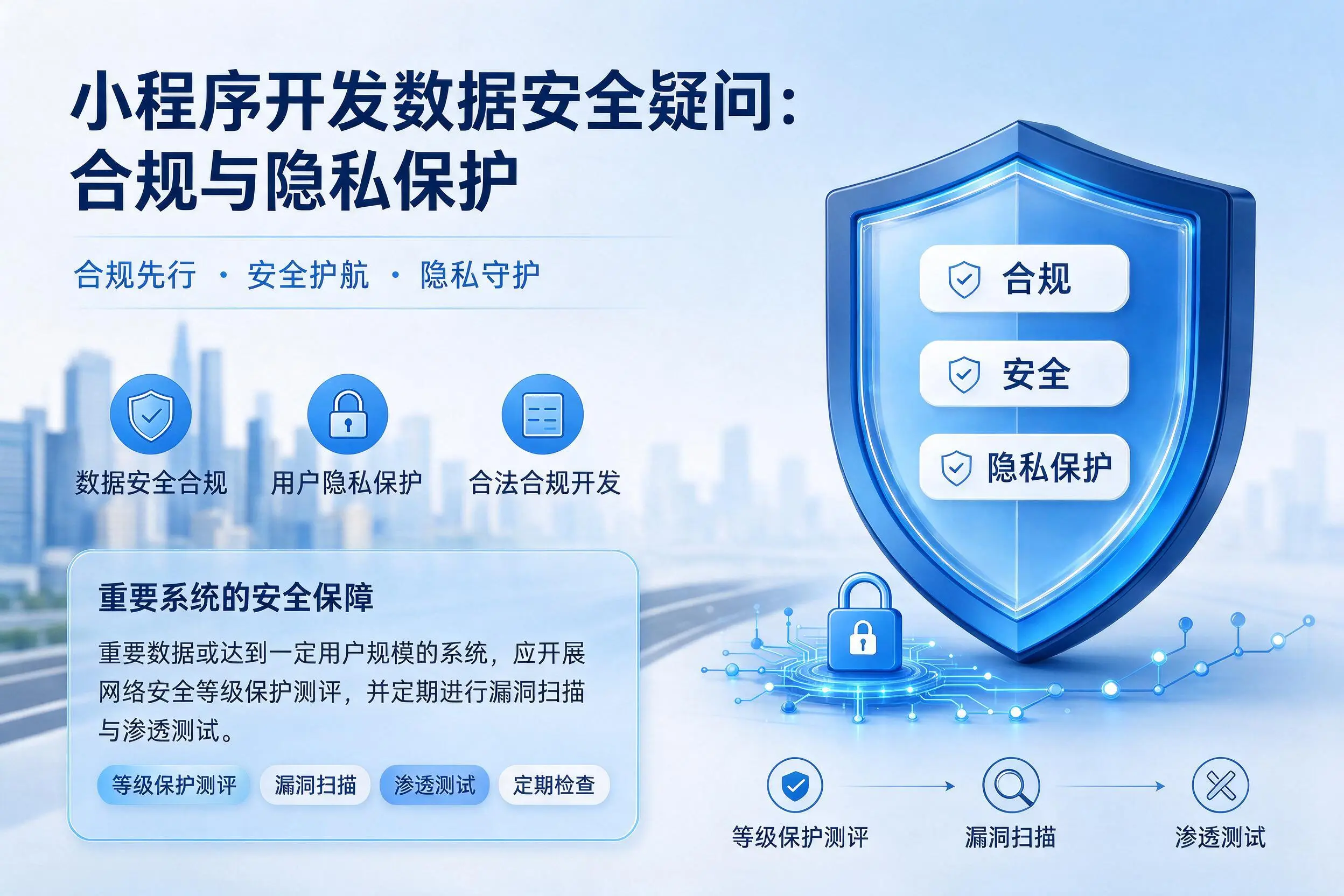榆林小程序开发数据安全疑问：合规与隐私保护