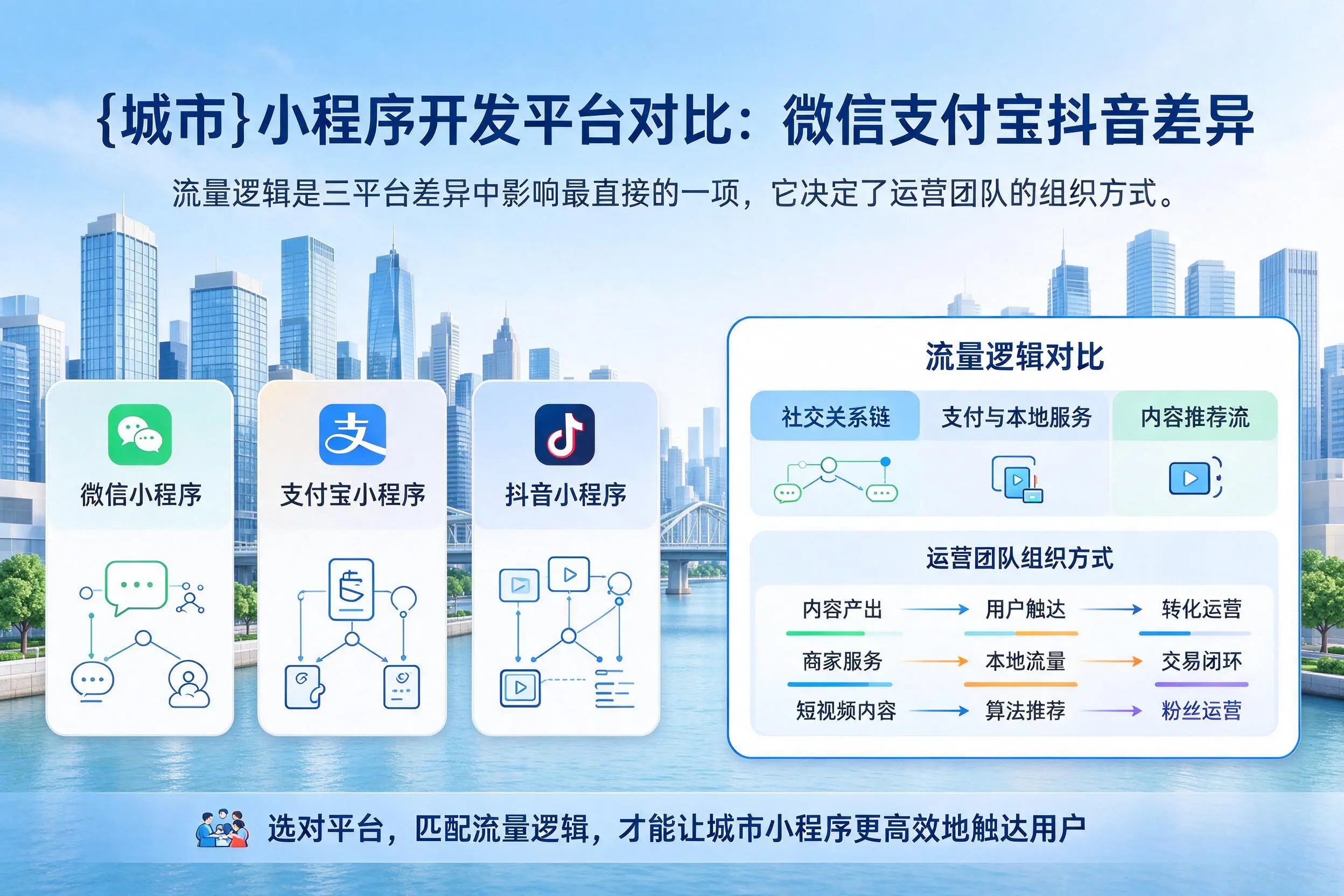 榆林小程序开发平台对比:微信支付宝抖音差异
