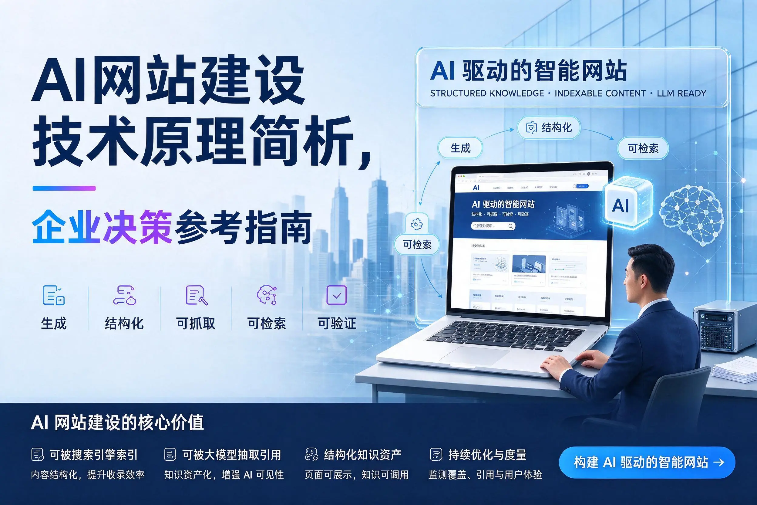 AI网站建设技术原理简析，榆林企业决策参考指南