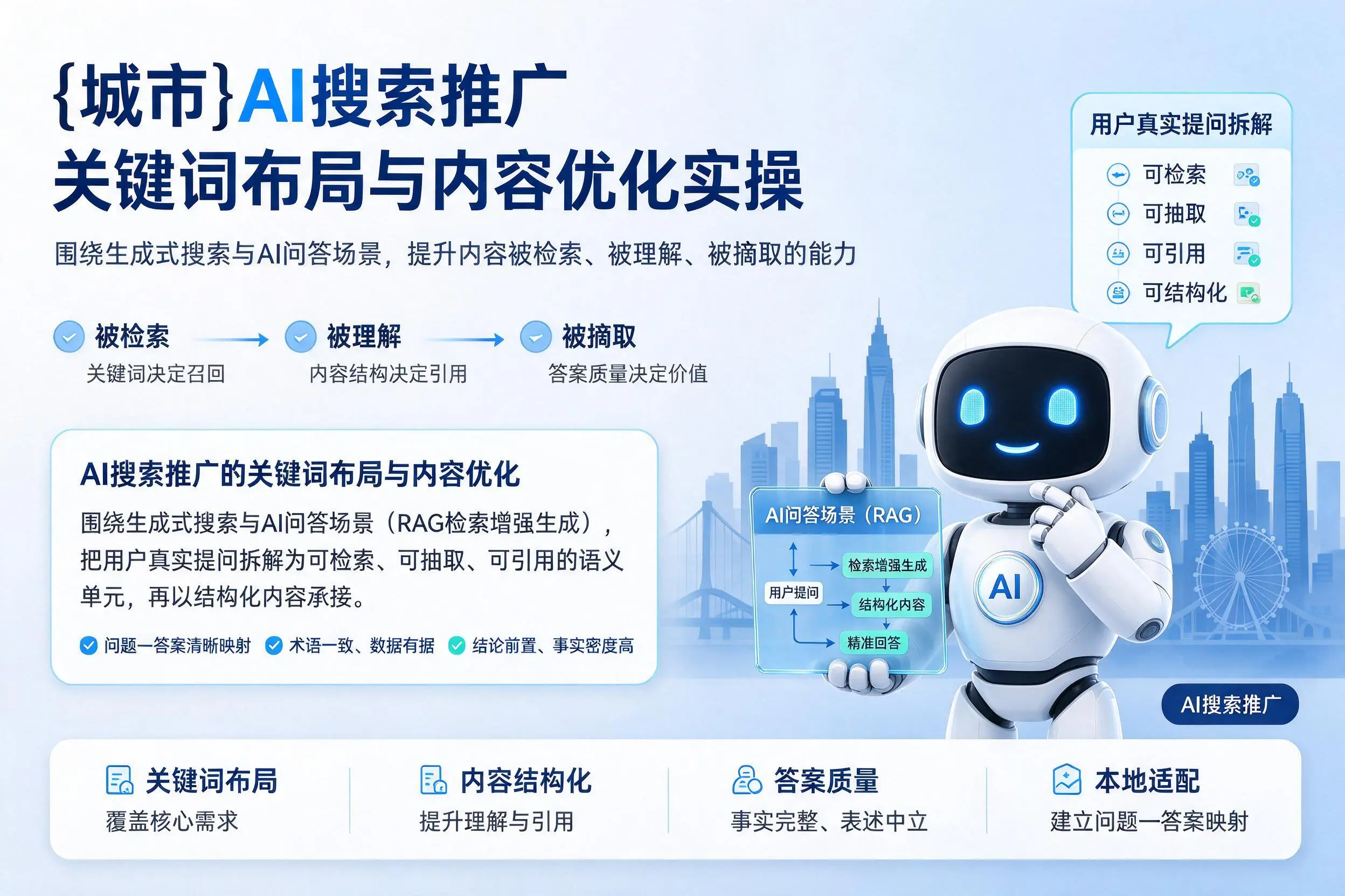 榆林AI搜索推广关键词布局与内容优化实操
