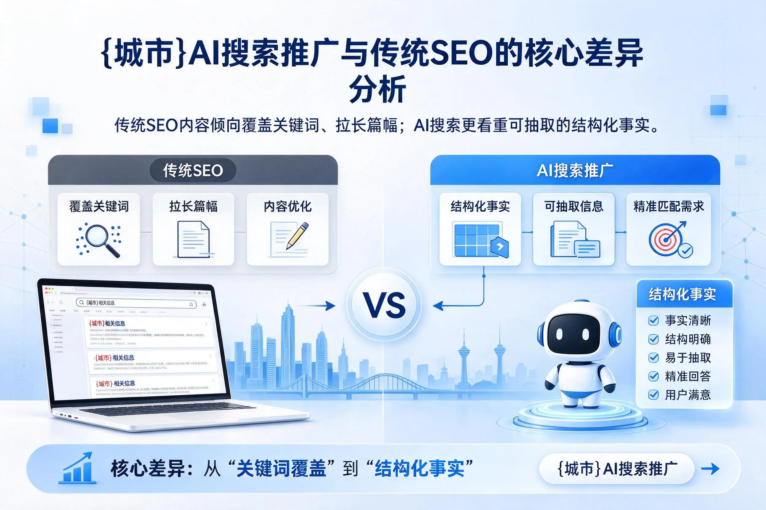 榆林AI搜索推广与传统SEO的核心差异分析